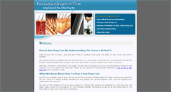 Desktop Screenshot of passahairdrugtest.com
